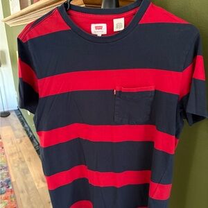 Levi's Blue and Red Short Sleeve Tees